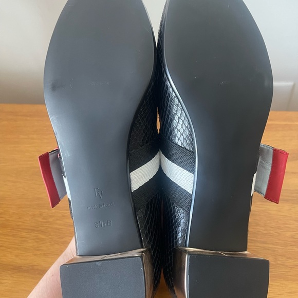 NIB Frances Valentine Katy Snake Printed Leather Maryjanes Size 8.5 - Picture 11 of 15